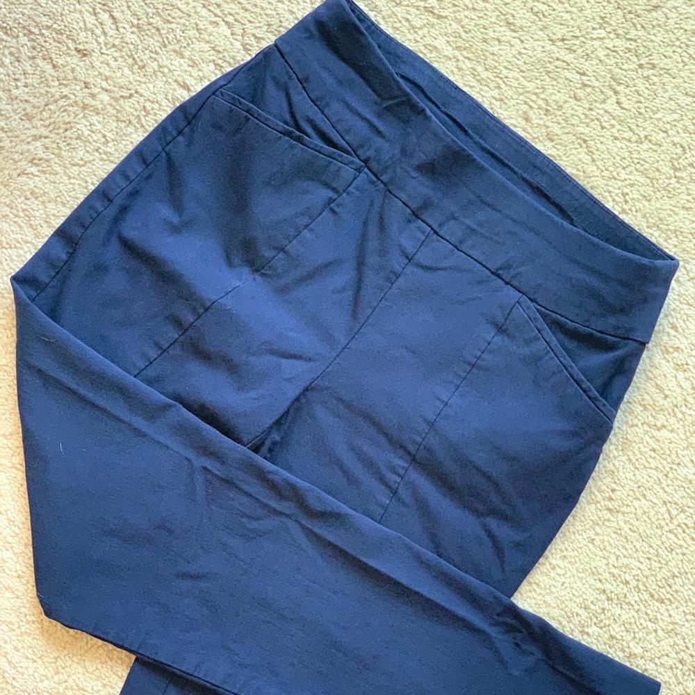 Navy Slim Fit Chicos Dress Pants